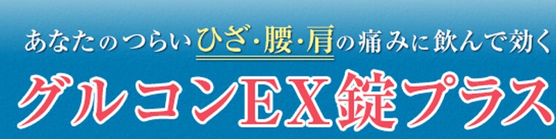 関節痛を緩和するグルコンEX錠プラスはグルコサミンとは違います　情報サイト